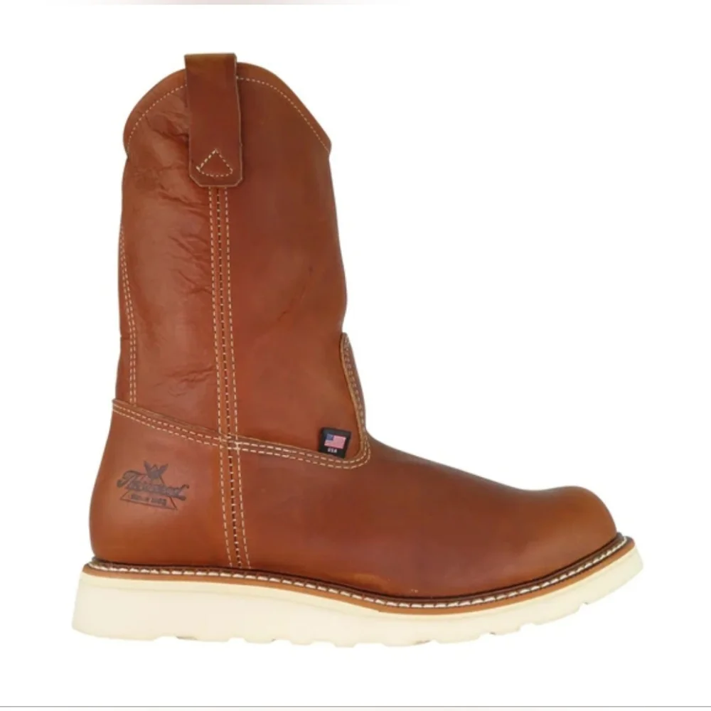 New Thorogood Wellington Wedge Tobacco Steel Toe Safety Work Boot- Size 10.5 - Picture 7 of 9